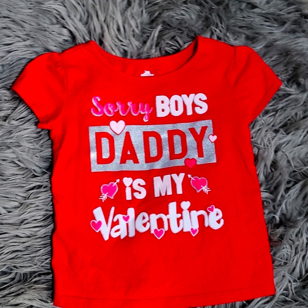 3T girls Valentines shirt